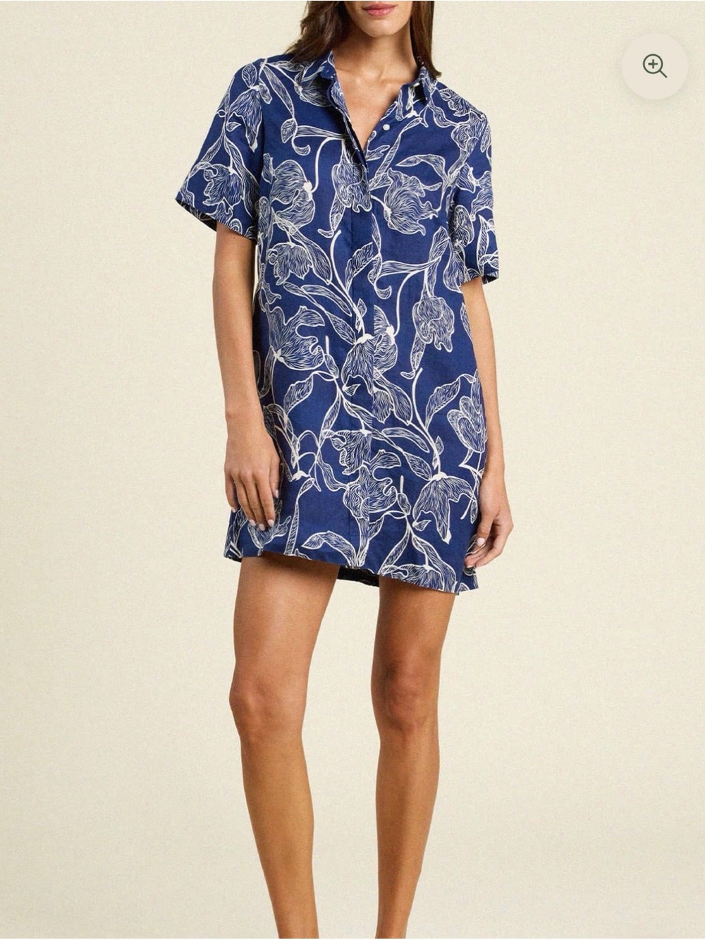 Trovata Birds of Paradise Dana dress in high tide
